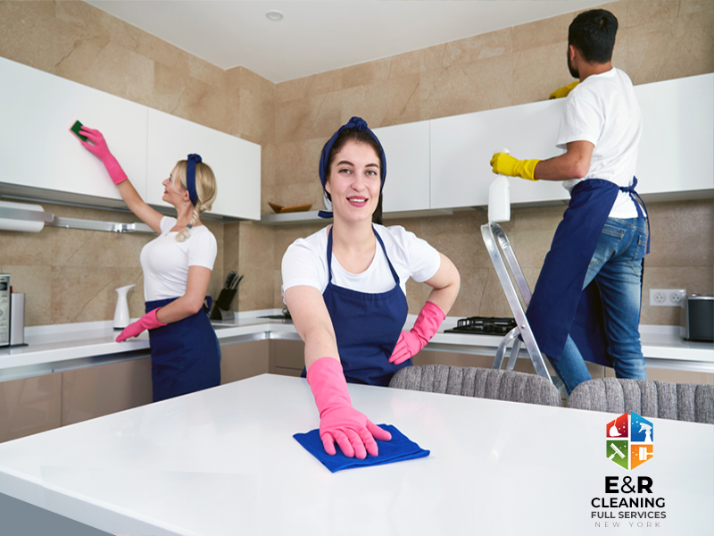 Kitchen cleaning and disinfection